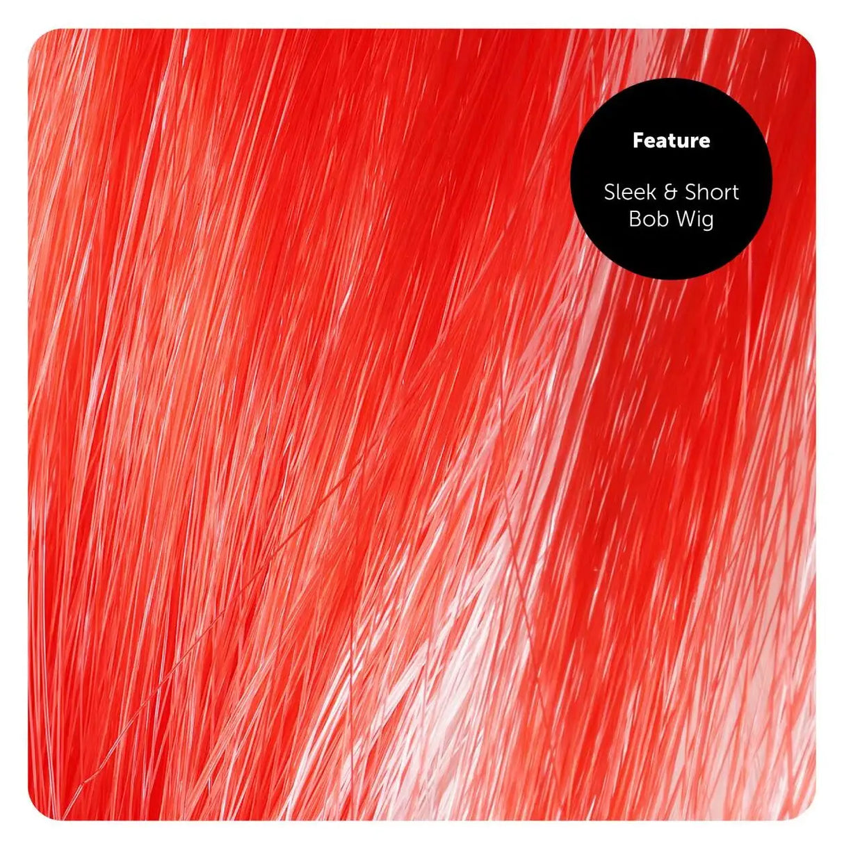 England Flag Bob Wig - St Georges Day Fancy Dress Costume Accessory - Football, Rugby Sport Fans - Great for Parties