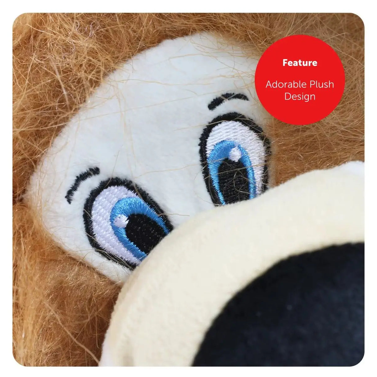 Plush Lion Novelty Hat – Fun England Supporters Hat with Mane & Shirt – One Size – Perfect for Football, Rugby & Celebrations