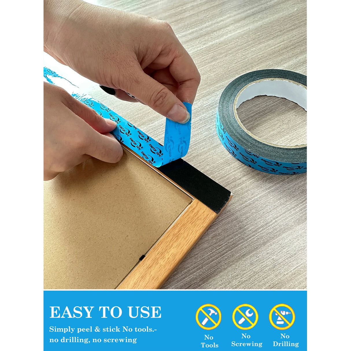 3M Strong Double Sided Tape Mounting Tape Heavy Duty Foam Tape for Home Decor Office Decor outdoor indoor Super Sticky Tape