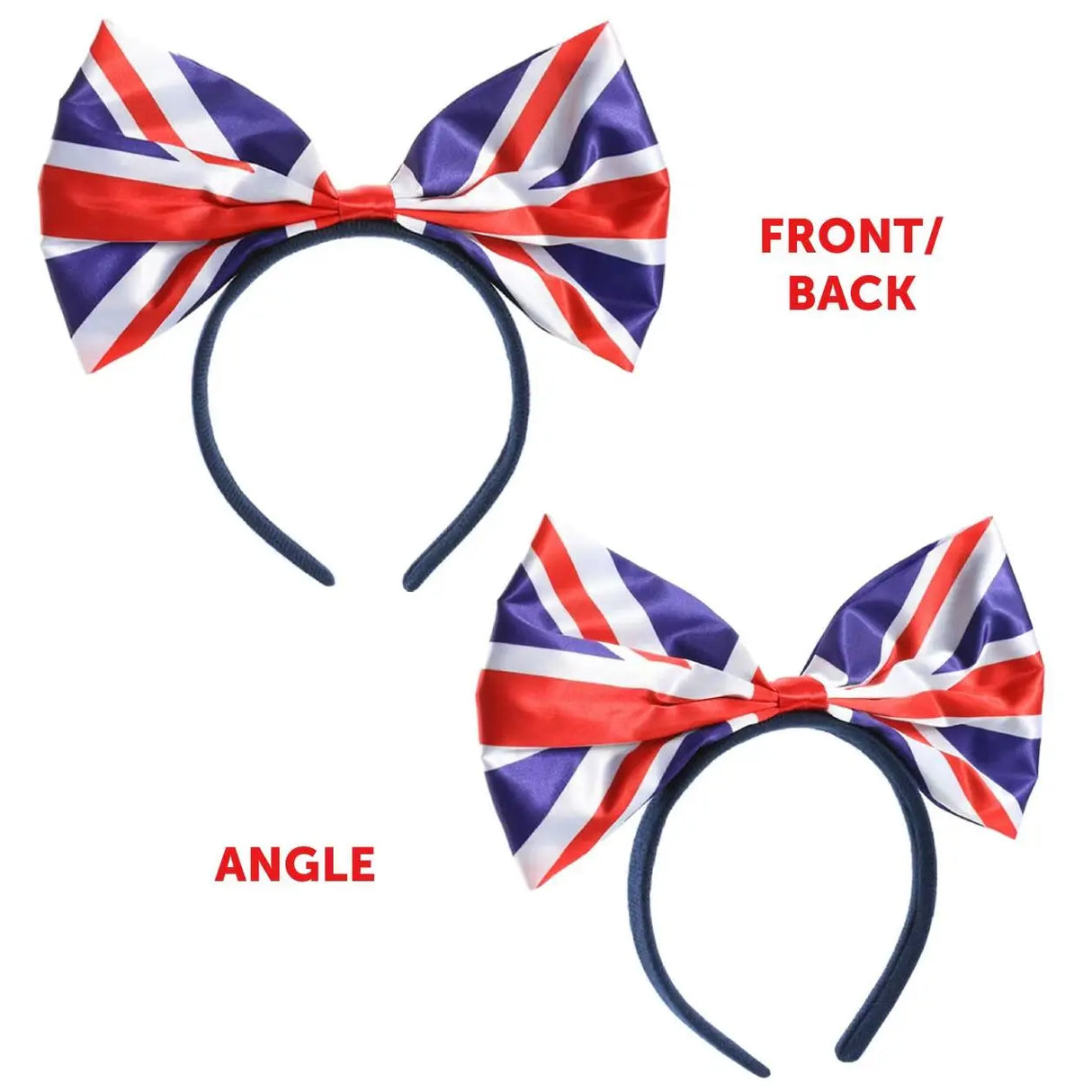 Union Flag Bow Headband – Classic 40s-Inspired Hair Accessory in Multi UK