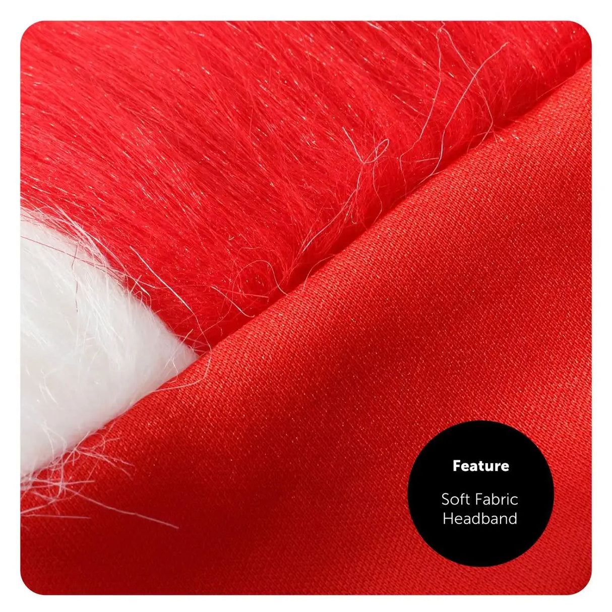 Red & White English Headband - Red Headband With Red and White Hair - Perfect for English Celebrations