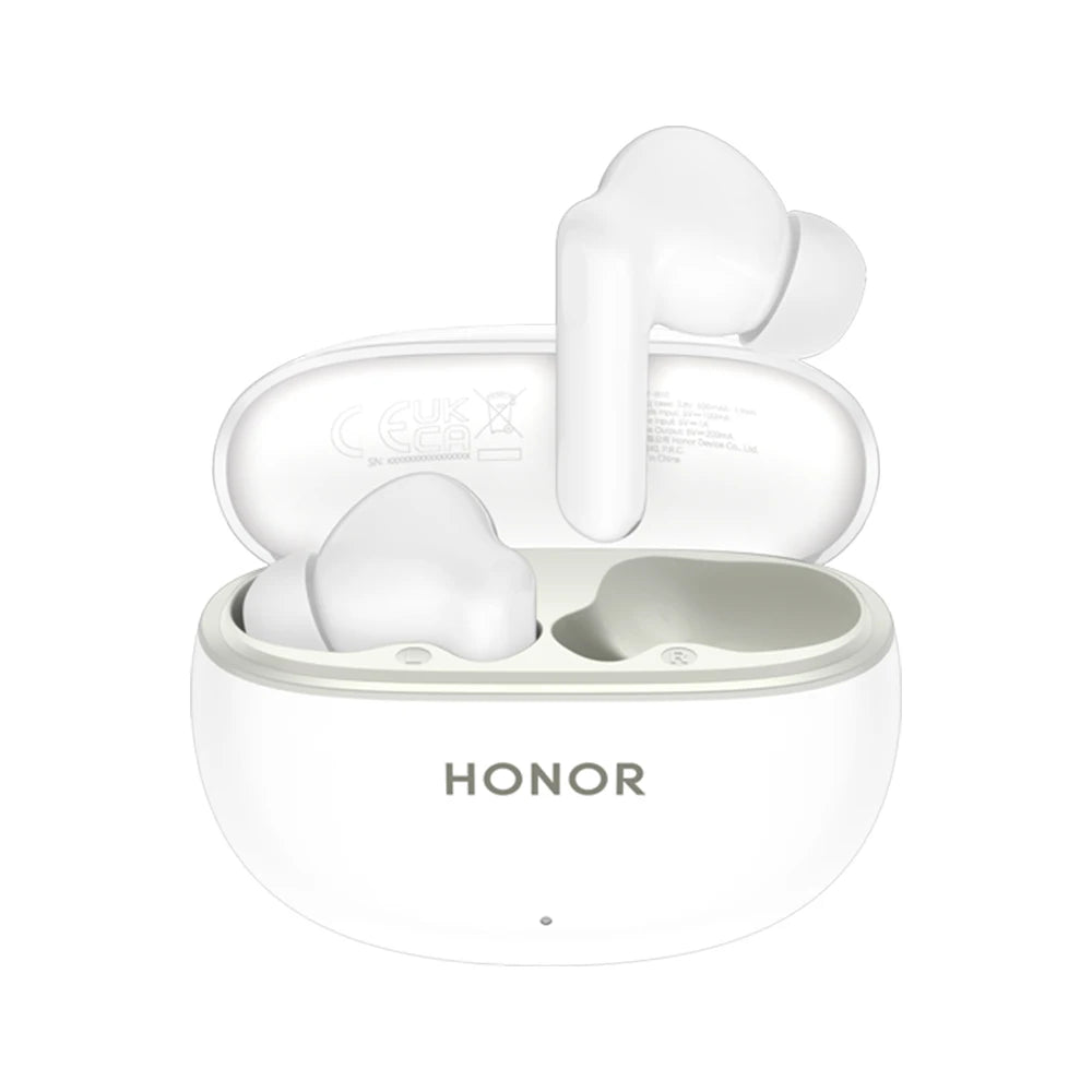HONOR Earbuds X10 Lite,42dB Deep ANC,12.4mm Ultra-Large Speaker,45-Hour Battery Life,AI Translation, TWS, White