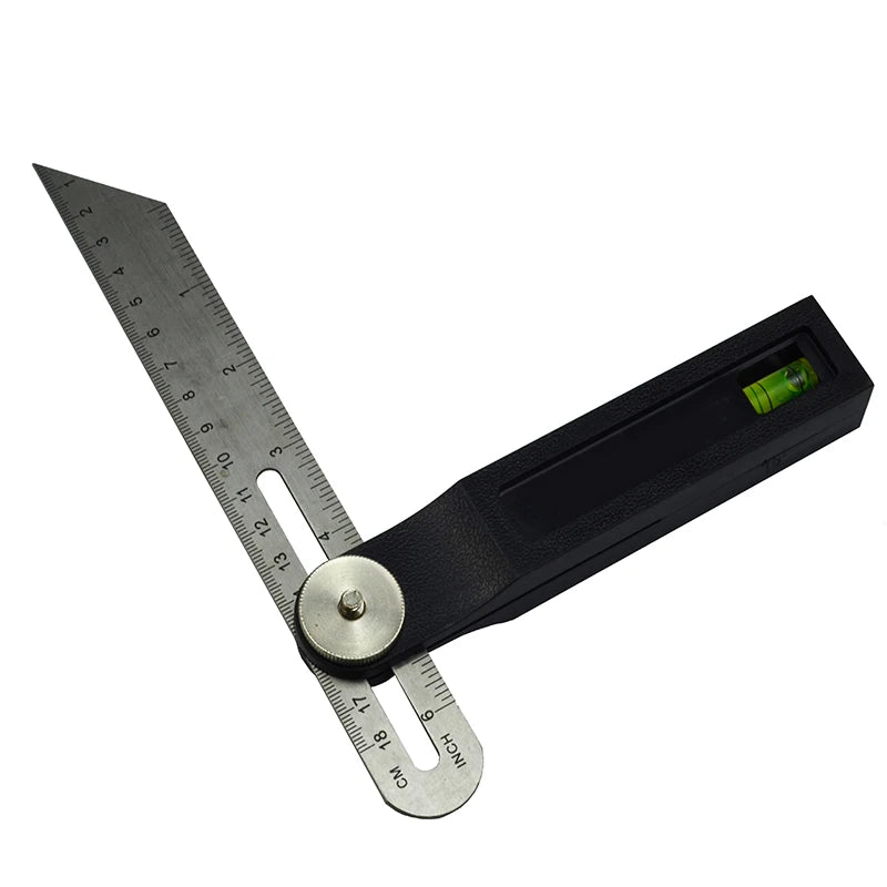 Angle Rulers Gauges Tri Square Sliding T-Bevel With Wooden Handle Level Measuring Tool wooden marking gauge Protractor