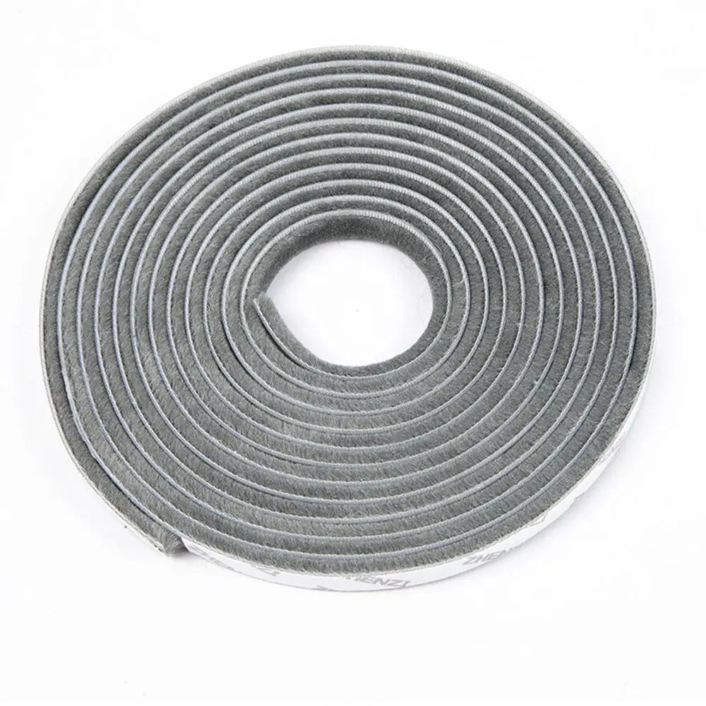 5 Metre Self Adhesive Draught Prevention Sealing Brush Strip for Doors and Windows