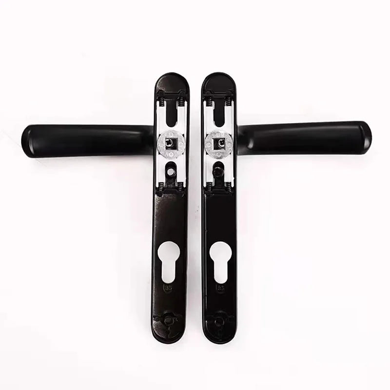 Narrow Universal Security Sliding Door Handle Size 85mm 92mm Aluminium Alloy Door Handle Panel Room Door Panel Security Locks