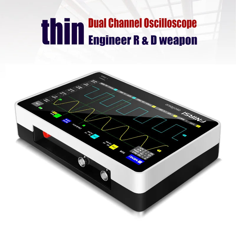 FNIRSI-1013D Digital Tablet Oscilloscope Dual Channel 100M Bandwidth 1GS Sampling Rate 7 Inches Mini Tablet Digital Oscilloscope