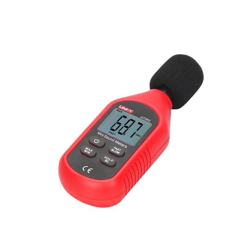 UNI-T UT353 Noise Measuring Instrument db Meter 30~130dB Mini Audio Sound Level Meter Decibel Monitor