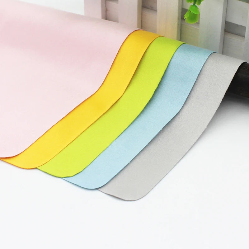 5 Pcs High Quality Microfiber Glasses Cleaning Cloth Chamois Glasses Cleaner For Lens Phone Screen Cleaning Wipes