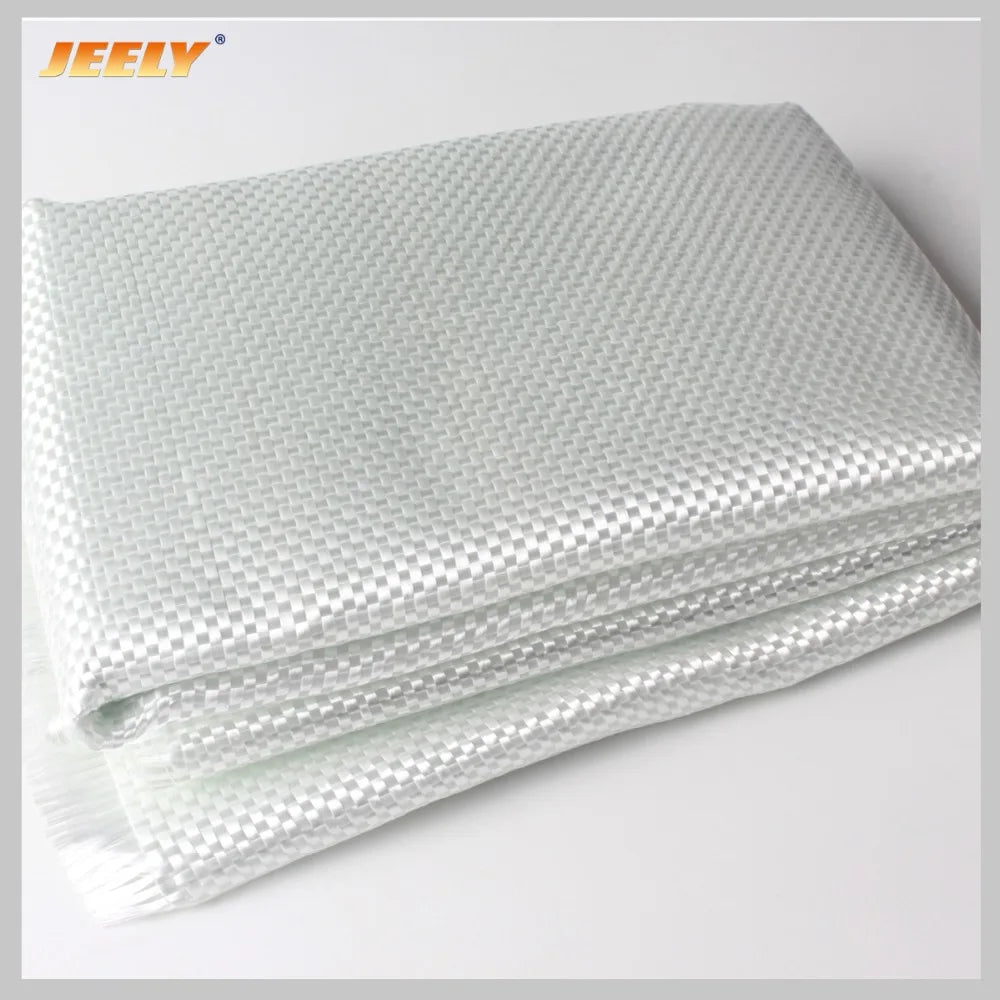 10m/Lot 50gsm to 200gsm Glass Fiber Tear Resistant Woven Fiberglass Fabric Cut-resistant Reinforce Cloth