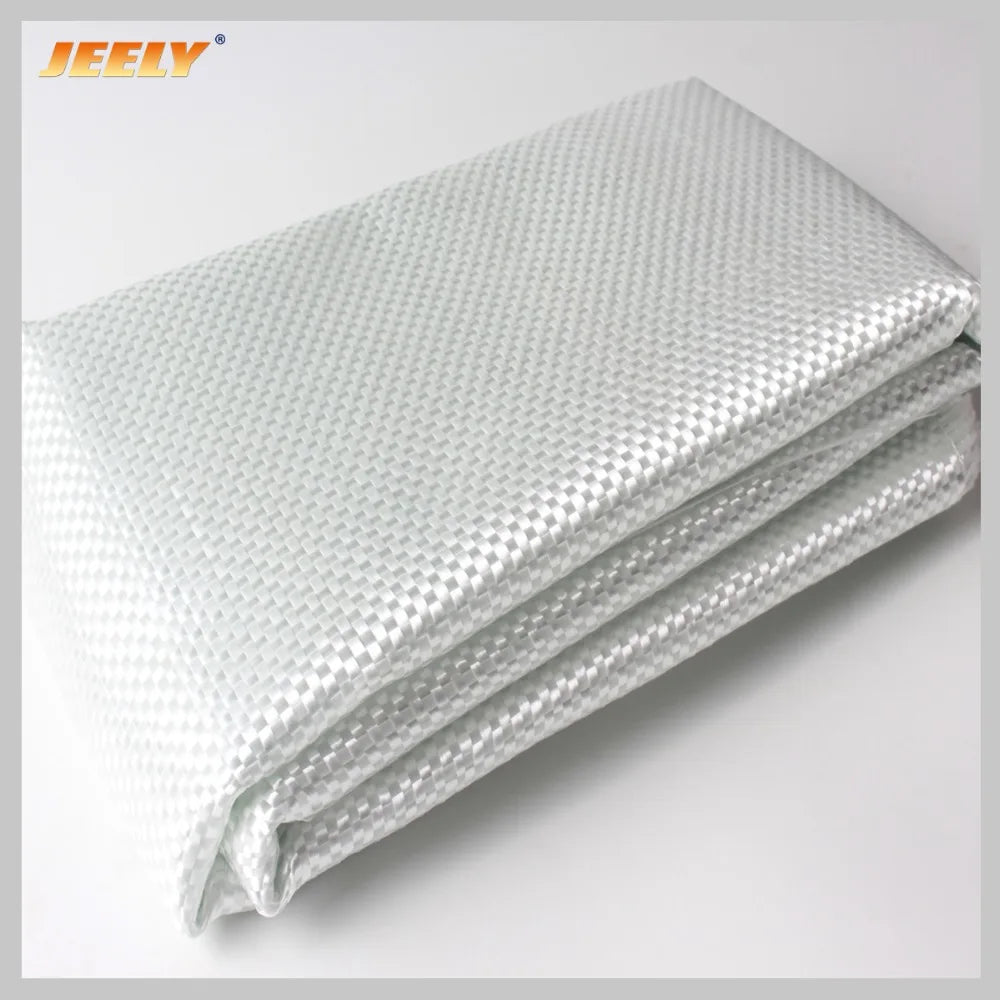 10m/Lot 50gsm to 200gsm Glass Fiber Tear Resistant Woven Fiberglass Fabric Cut-resistant Reinforce Cloth