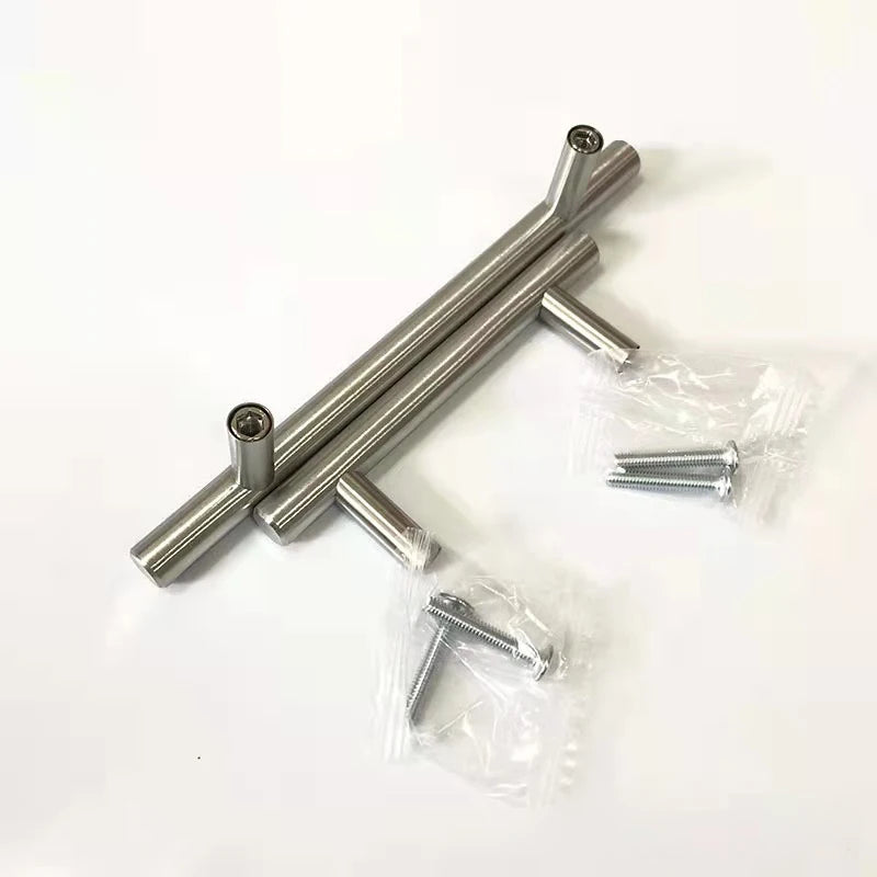 Stainless Steel Handles For Cabinets And Drawers Kitchen Handles Bathroom Cabinets handles Cabinet Metal Furniture Handles