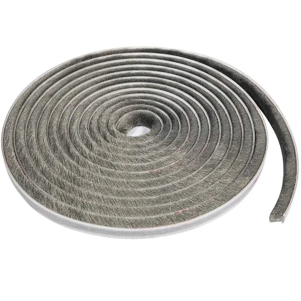 5 Metre Self Adhesive Draught Prevention Sealing Brush Strip for Doors and Windows