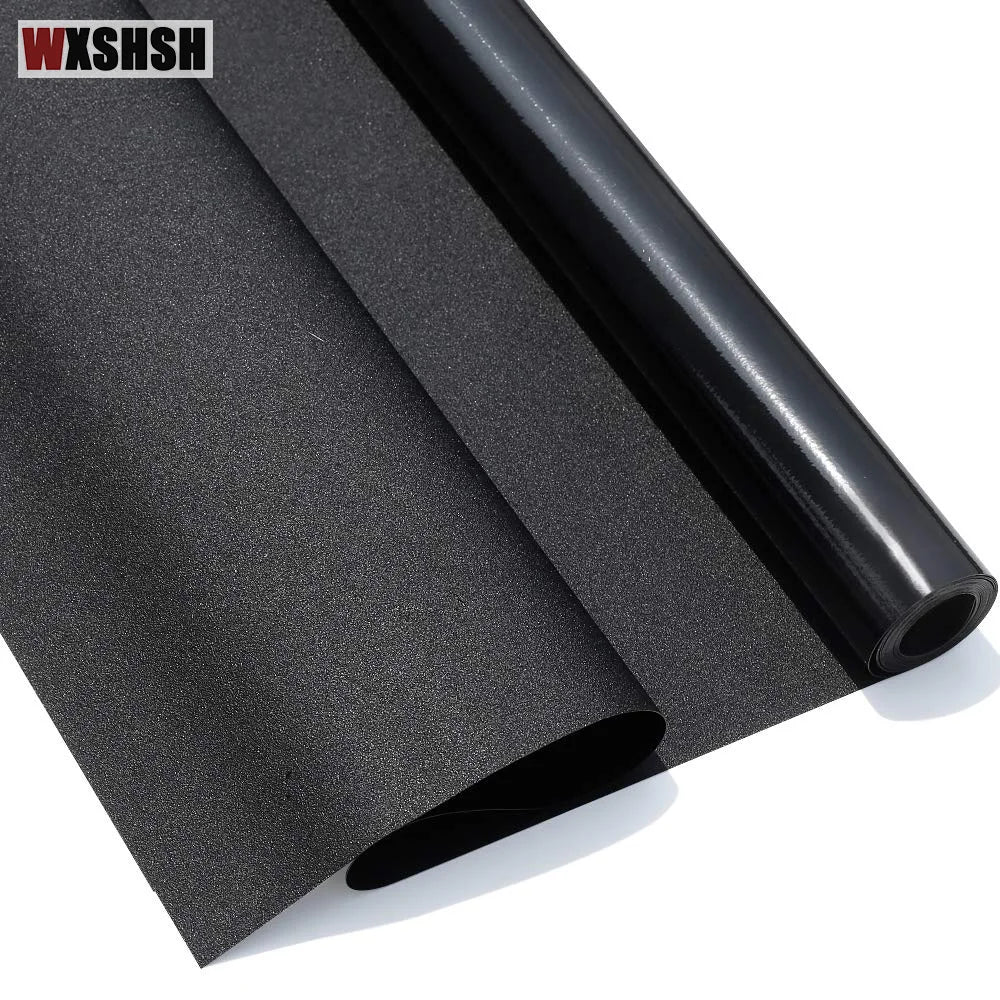 Non-transparent Anti-UV Static Cling Black Color Window Film Frosted Privacy No Glue DIY Decorative Film Raamfolie Drop-Shipping