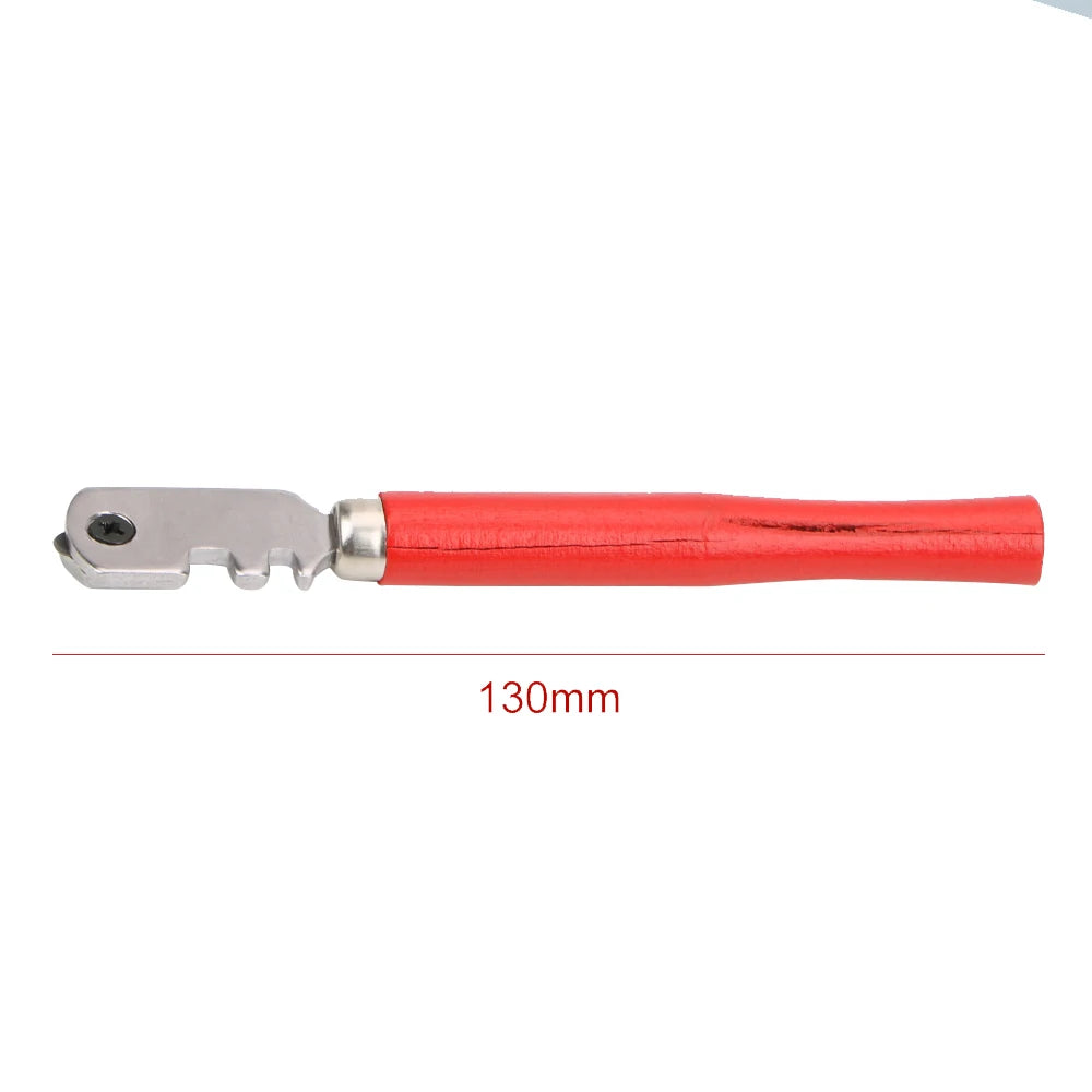 Professional Glass Tile Cutter Window Craft Wooden Handle 130mm For Hand Tool Diamond Tipped 1Pcs Portable Glass Cutter
