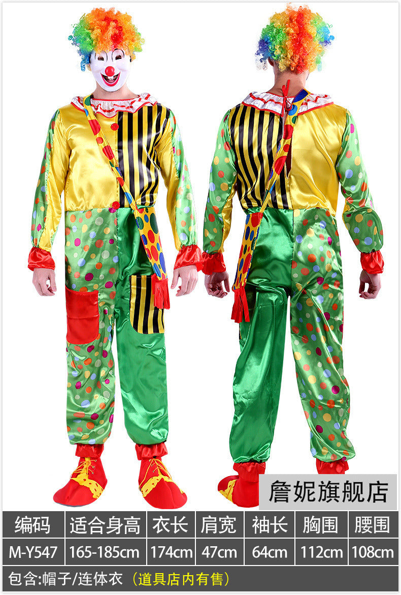 Adult Clown Performance Costume Birthday Party Magic Performance Masquerade Sexy Dress Female Clown Costume