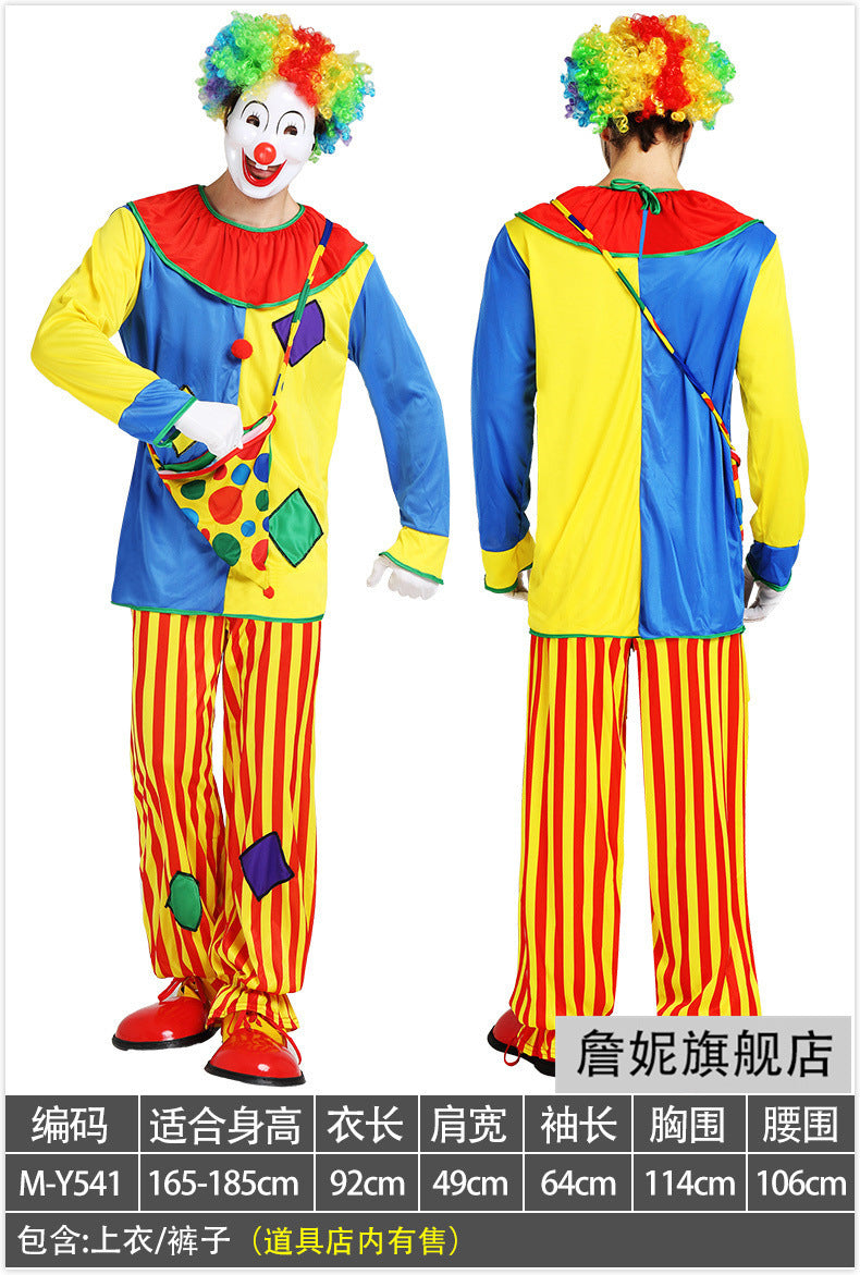 Adult Clown Performance Costume Birthday Party Magic Performance Masquerade Sexy Dress Female Clown Costume