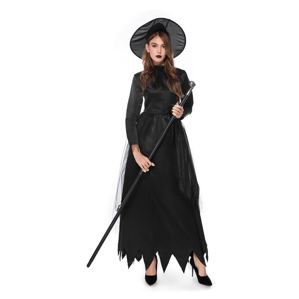 19358 # Halloween Dark Witch Costume Nightclub Ds Vampire Witch Costume Uniform