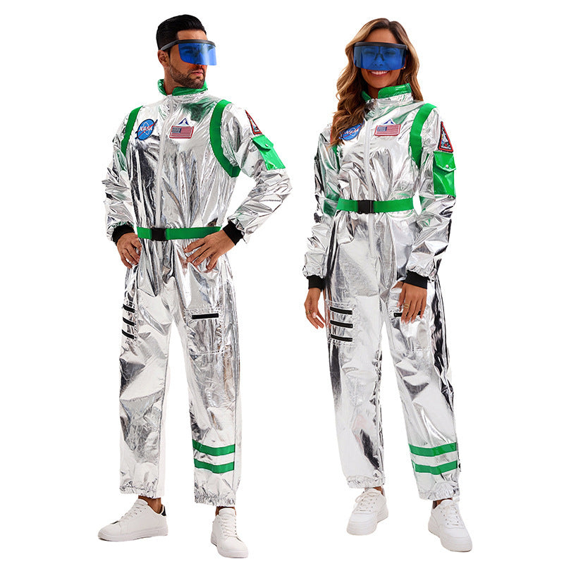 Space Suit Pilot Cos Astronaut Costume Halloween Performance Costume Male and Female Wandering Earth Astronaut Costume