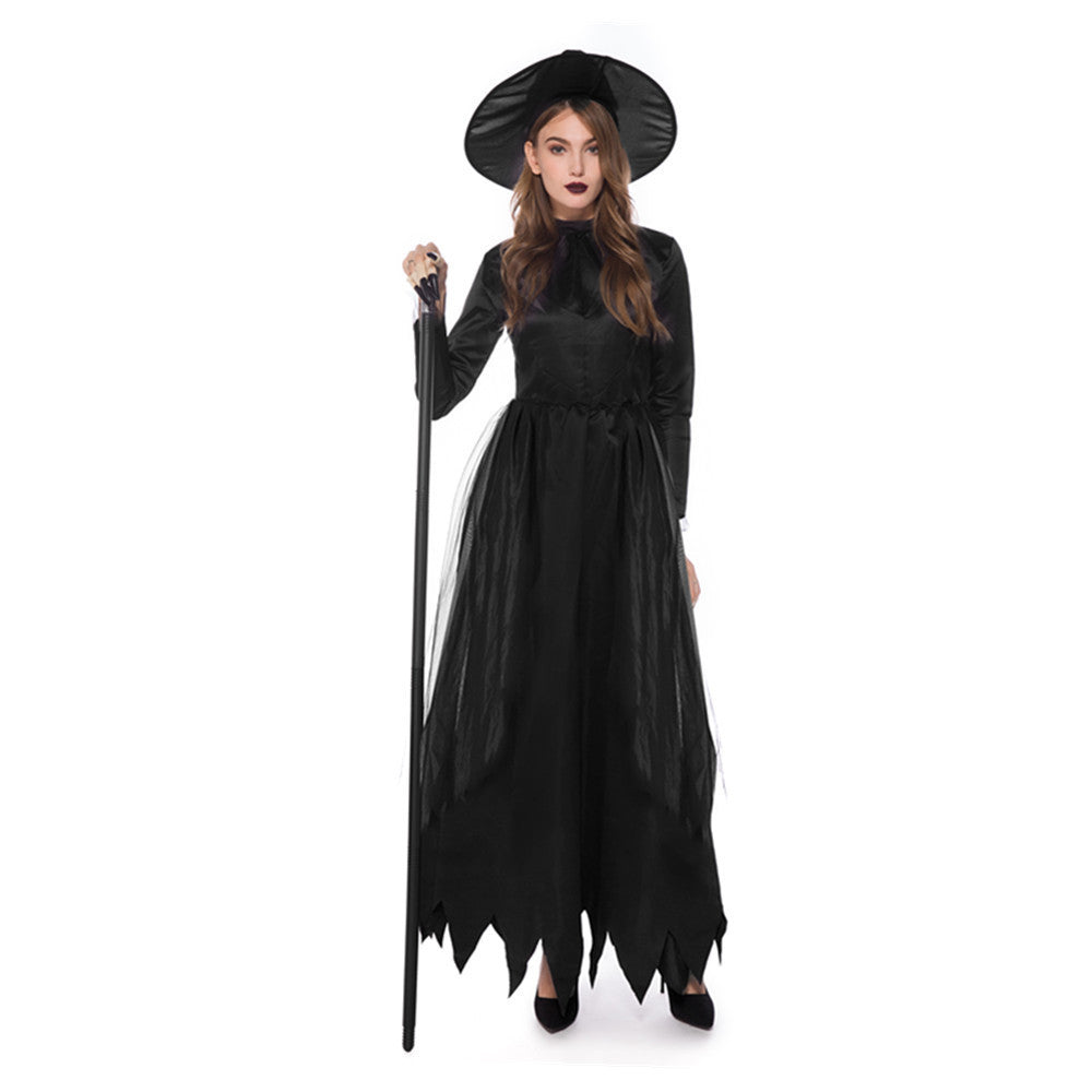 19358 # Halloween Dark Witch Costume Nightclub Ds Vampire Witch Costume Uniform