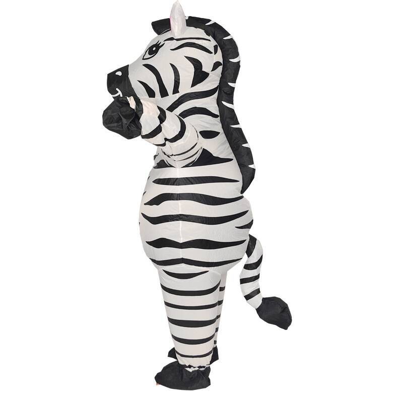 Cross-Border Trade Halloween Costume Party Props Riding Animal Cute Horse Inflatable Costume Theme Party