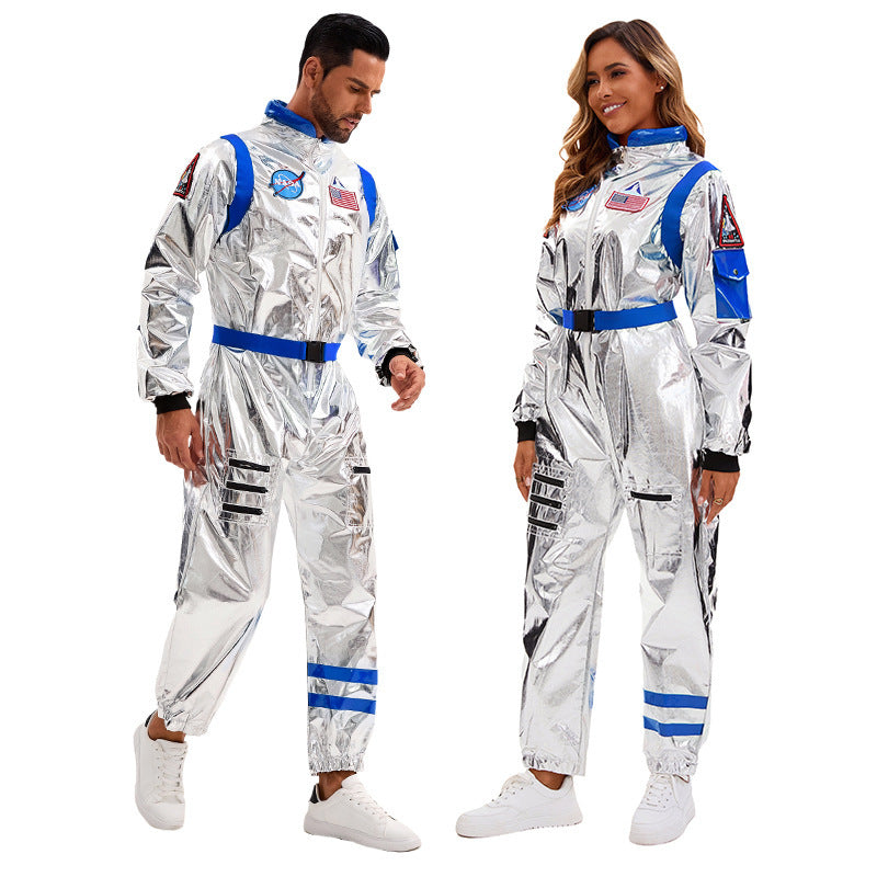 Amazon Cross-Border New Cos Astronaut Costume Halloween Performance Costume for Men and Women Wandering Earth Astronaut Costume