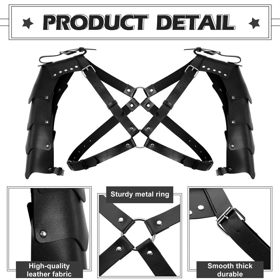 6 Piece Set Halloween Man Renaissance Costume suit Medieval Pirate Shirt Ankle Ribbon Pants