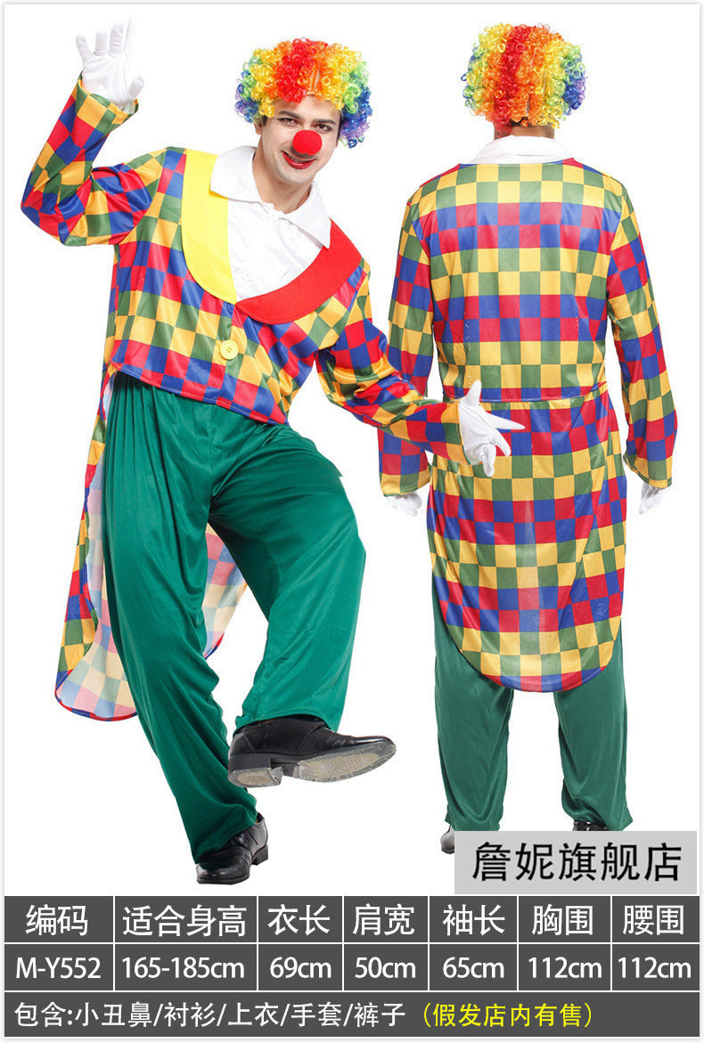 Adult Clown Performance Costume Birthday Party Magic Performance Masquerade Sexy Dress Female Clown Costume
