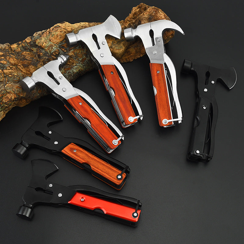 Factory direct supply multi-function axe hammer portable outdoor tool car life-saving hammer broken window hammer multi-function hammer
