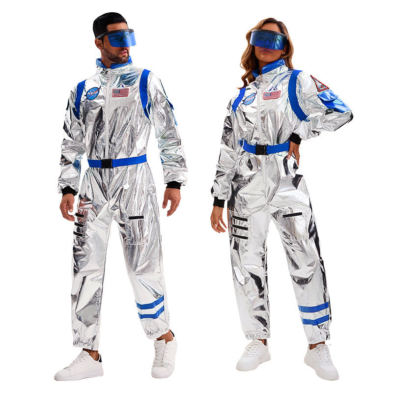 Space Suit Pilot Cos Astronaut Costume Halloween Performance Costume Male and Female Wandering Earth Astronaut Costume
