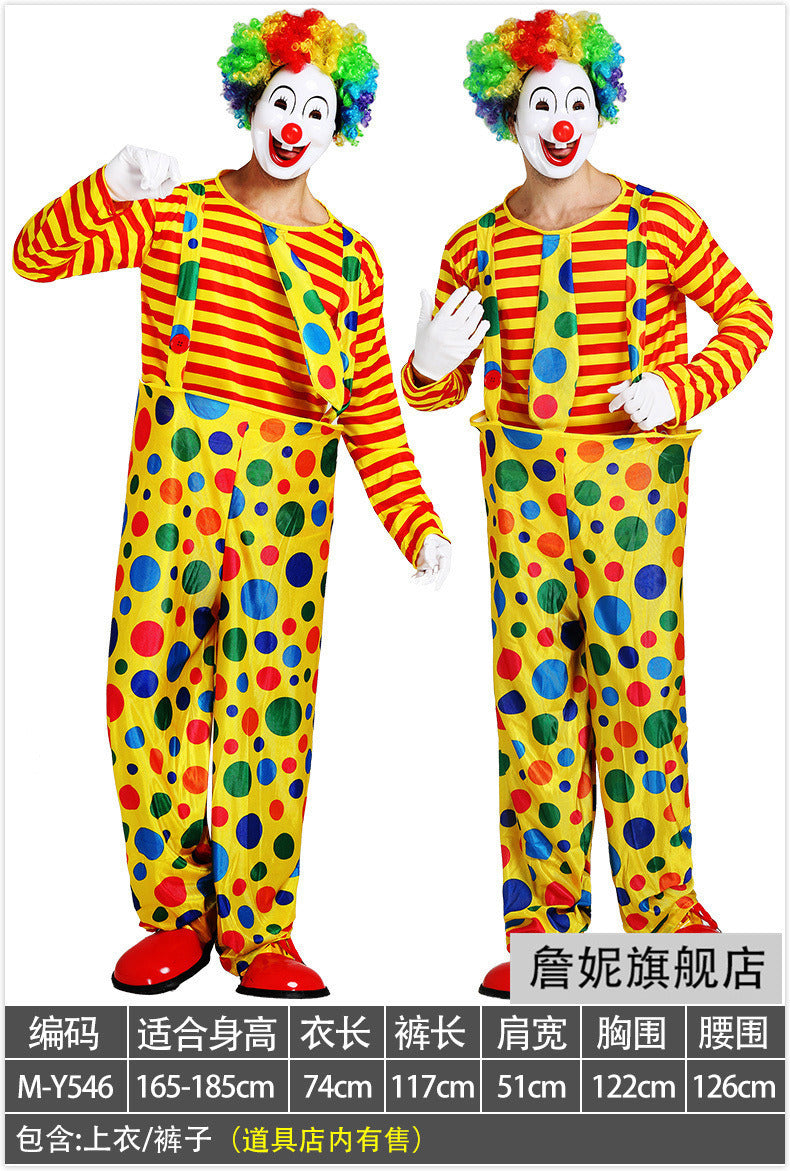 Adult Clown Performance Costume Birthday Party Magic Performance Masquerade Sexy Dress Female Clown Costume