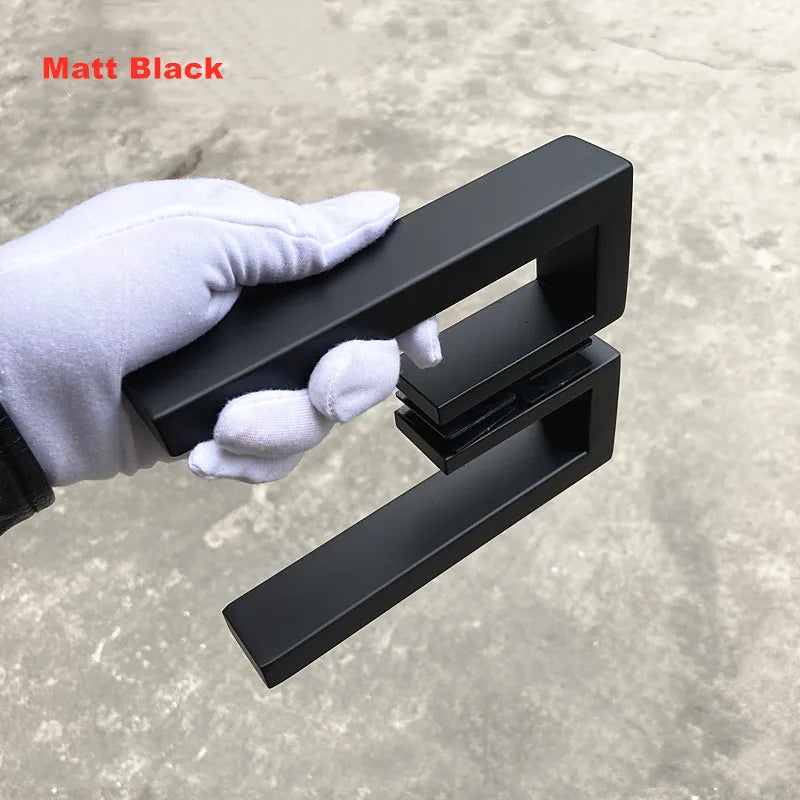 Glass door handle stainless steel wooden door handle shower bathroom accessories(SJ-3046)