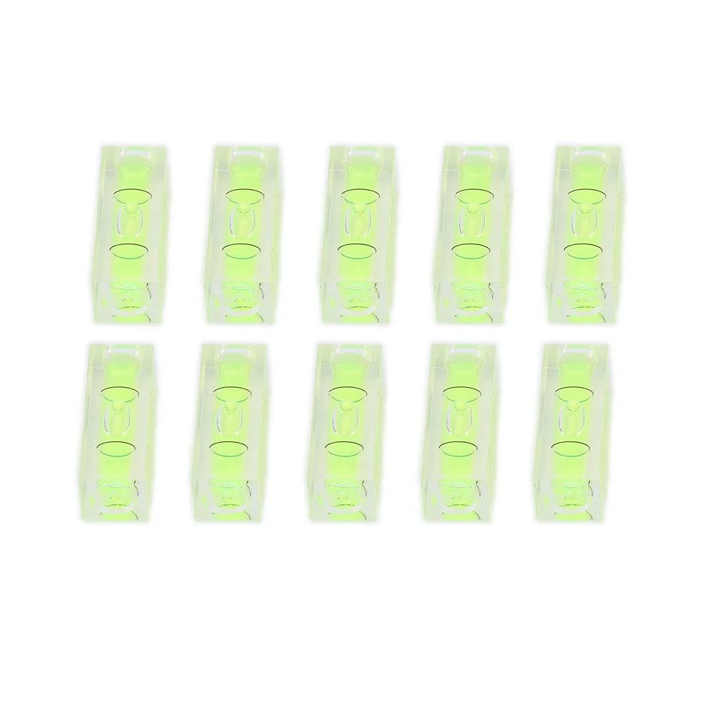 5/10pcs Mini Spirit Square Bubble Level Protractor Precision Level Cylinder Level Horizontal Bead Level Measuring Tools