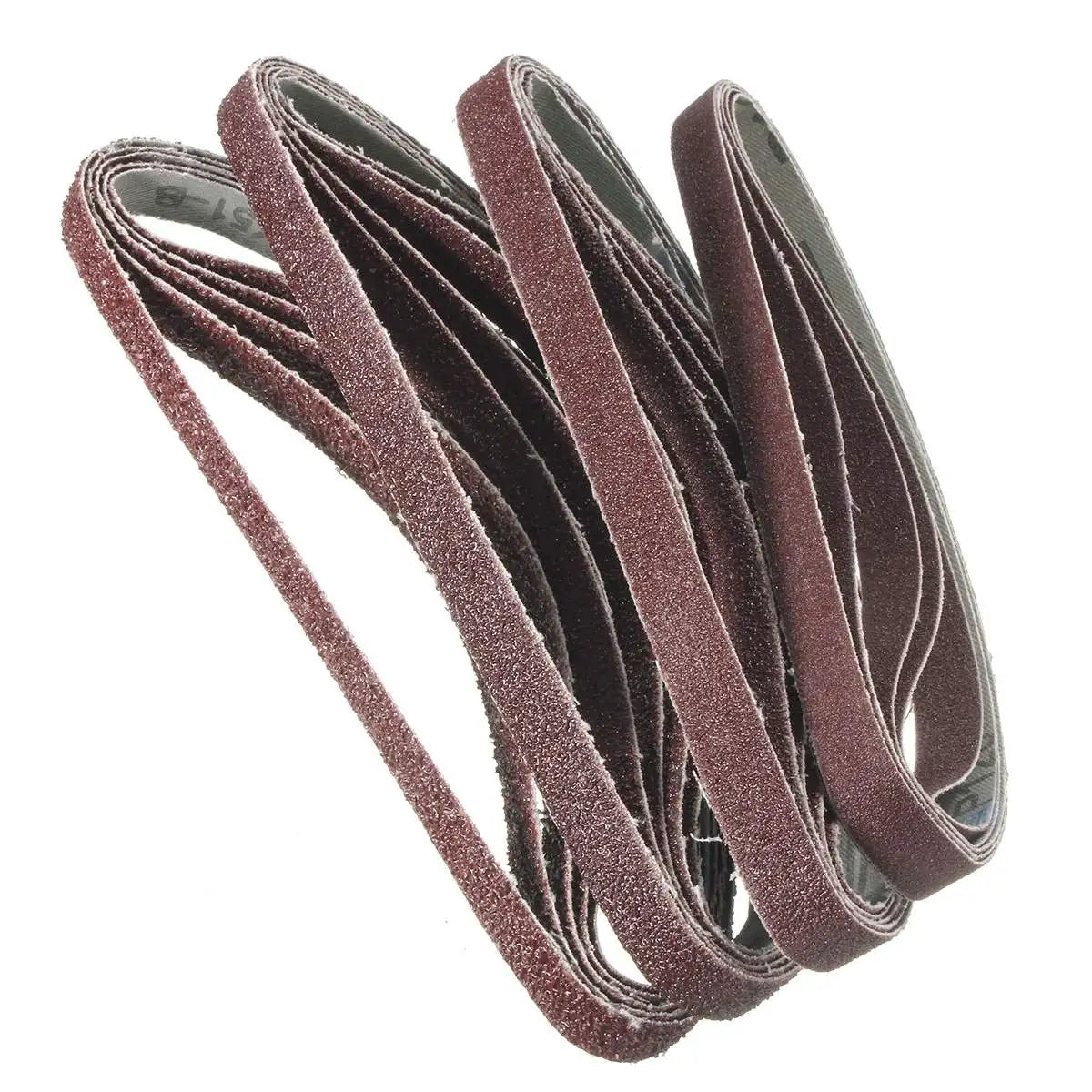 20pcs/Pack for Air Belt Sander Powerfile Sanding Sander 13mm x 457mm Belts Paper Mixed Grit 40 60 80 120