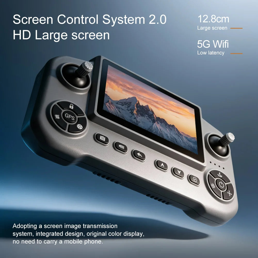 Lenovo V918 Max Drone with LCD Screen Remote Control GPS Laser Obstacle Avoidance 8K Professional Camera FPV 3000M RC Gifts