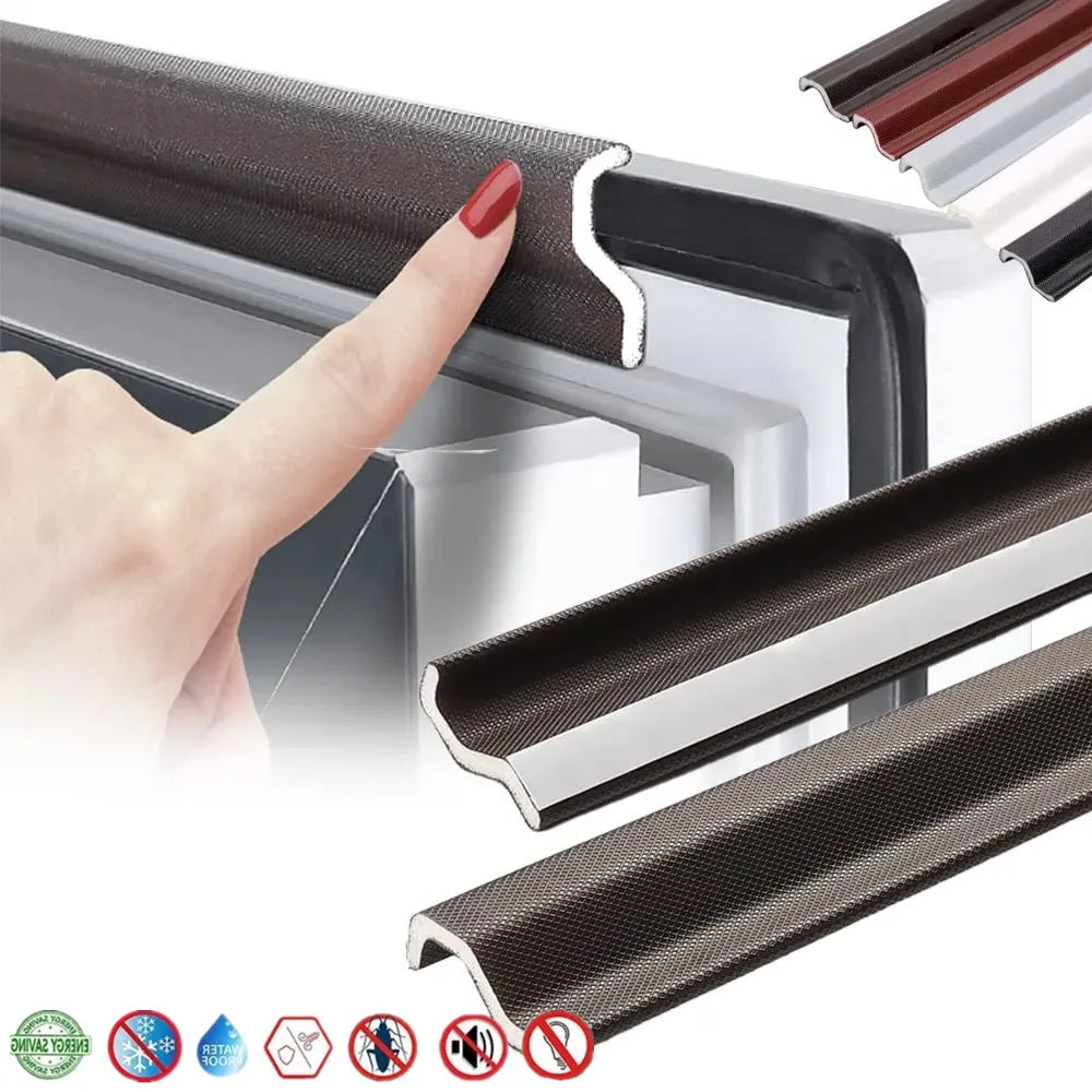 40M-6M Acustic Foam Window Seal Strip for Casement Window Seal Soundproof Foam S Weather Stripping Door Seal Gap Filler Tape