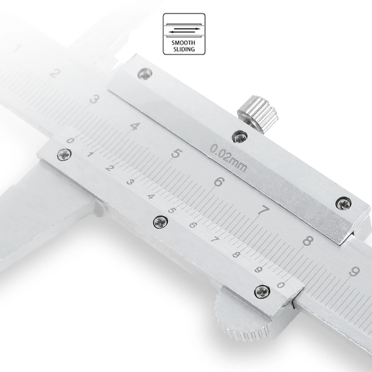 150MM 0-6" Marking Vernier Caliper High Accuracy Micrometer Stainless Steel Gauge Measuring Instrument Tools with Protective Box