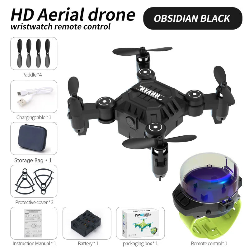 New YP18 Mini Drone Pocket 4K HD Camera FPV RC Profesional Quadopter Foldable Obstacle Avoidance Aircraft Gift Children Gift