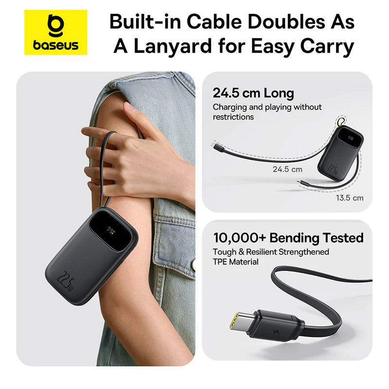 Baseus 10000mAh portable power bank 5W fast charging