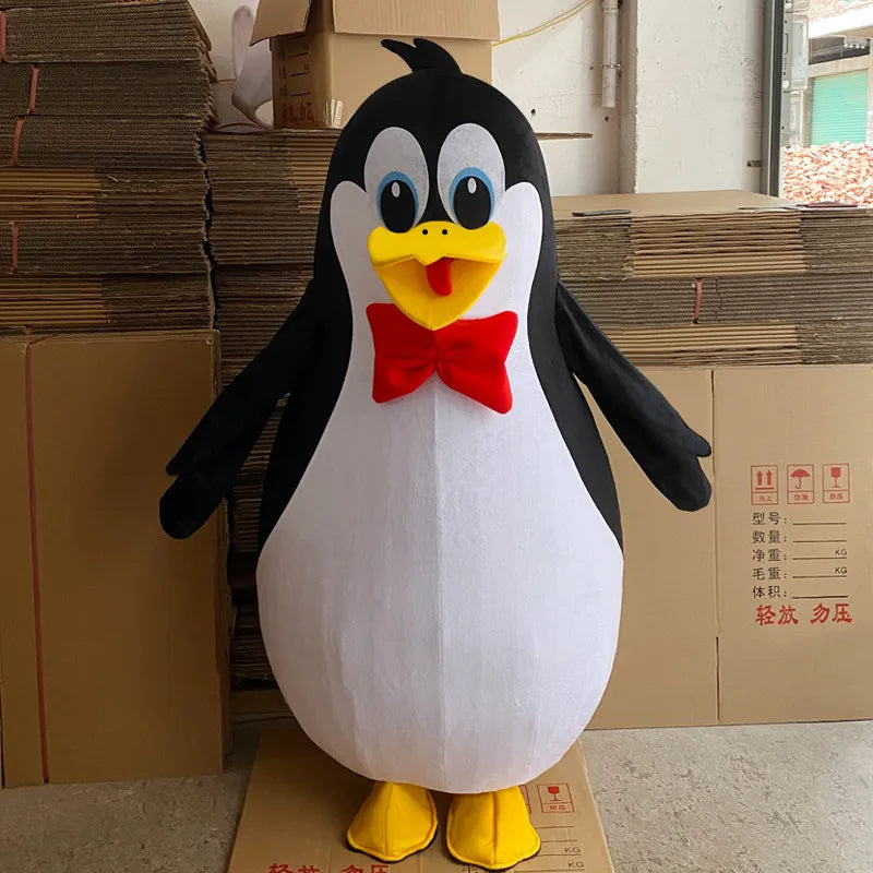 New Madagascar Penguin Mascot Costume Fancy Dress Halloween Anime Doll Cosplay Clothing Birthday Party Carnival Props Adult Gift