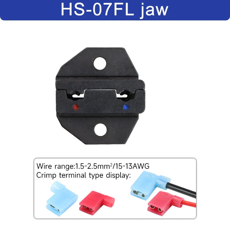 1pcs HS Crimping Pliers Jaw For 230mm/9inch Pliers Plug Spring And Crimping Cap terminals HS-03BC/40J High Hardness Jaw Tool