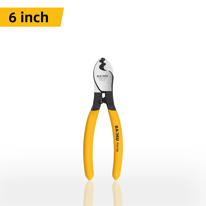 Insulated Cable Cutter Electrician Professional Pliers Shock Wire Stripper Tool Pliers Cable Scissors Hand Tools
