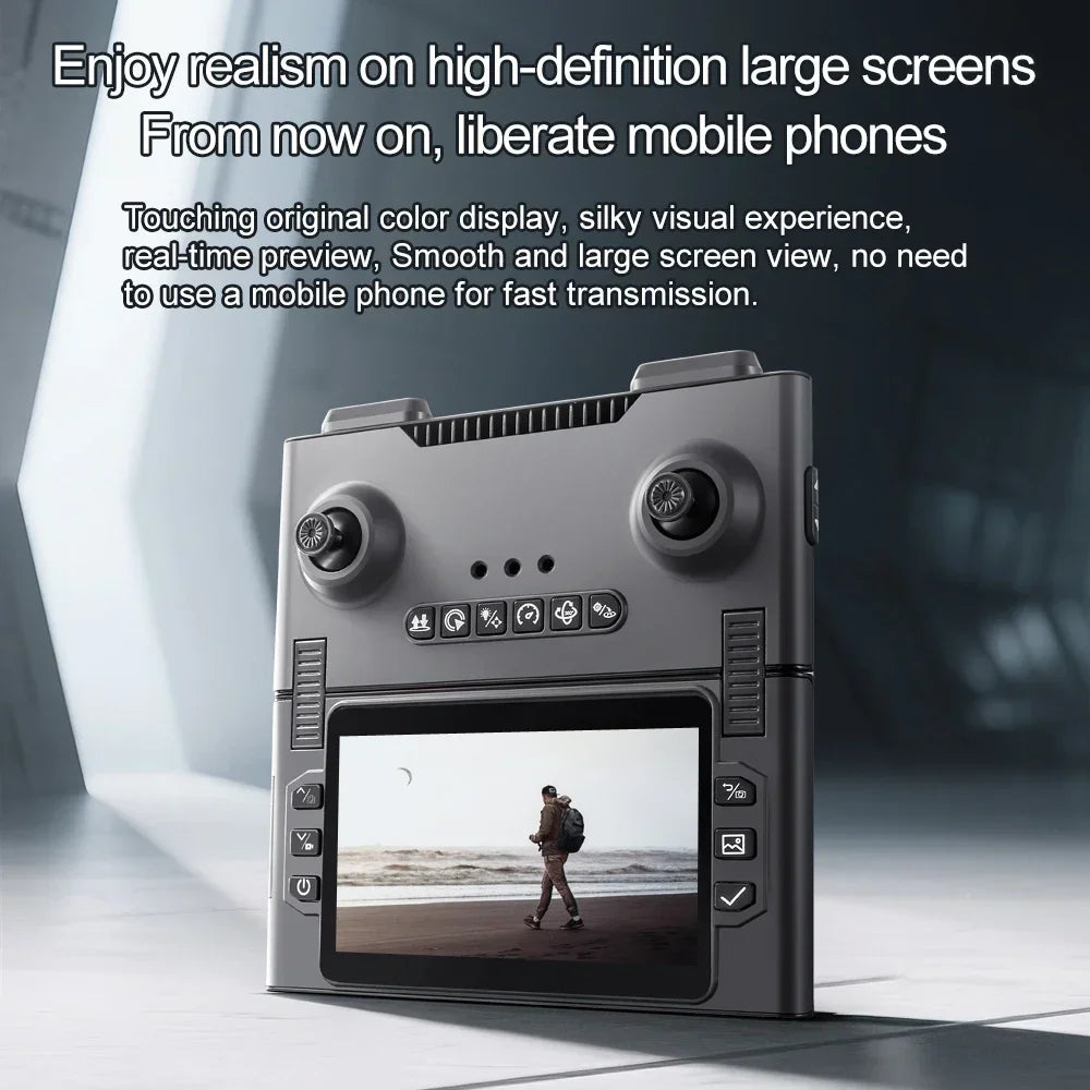 RC Drone M66 MAX 8K Wide-Angle HD TripleProfessional Camera WiFi FPV Height Hold RC Drone Aircraft Quadrotor Drone