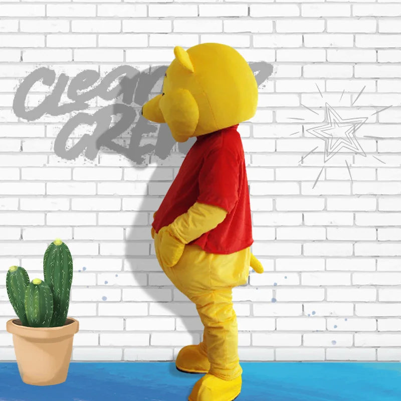 Pooh Bear And Tigger Mascot Costumes Cartoon Characters Adult Cosplay Carnival Event Party Advertising Show Clothes Gifts