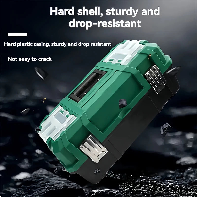 Three-layer foldable tool box household storage box multi-functional hardware tool storage box electrician tool box