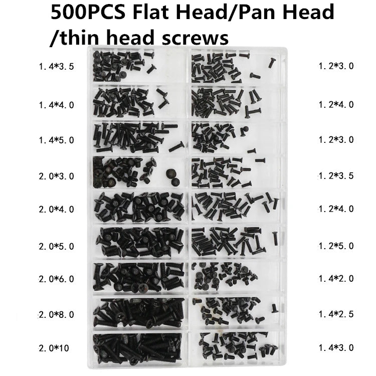 Mini Screw Nuts Laptop Computer Assemble Repair Screws Fastener Set For Repairing Sunglass Phone