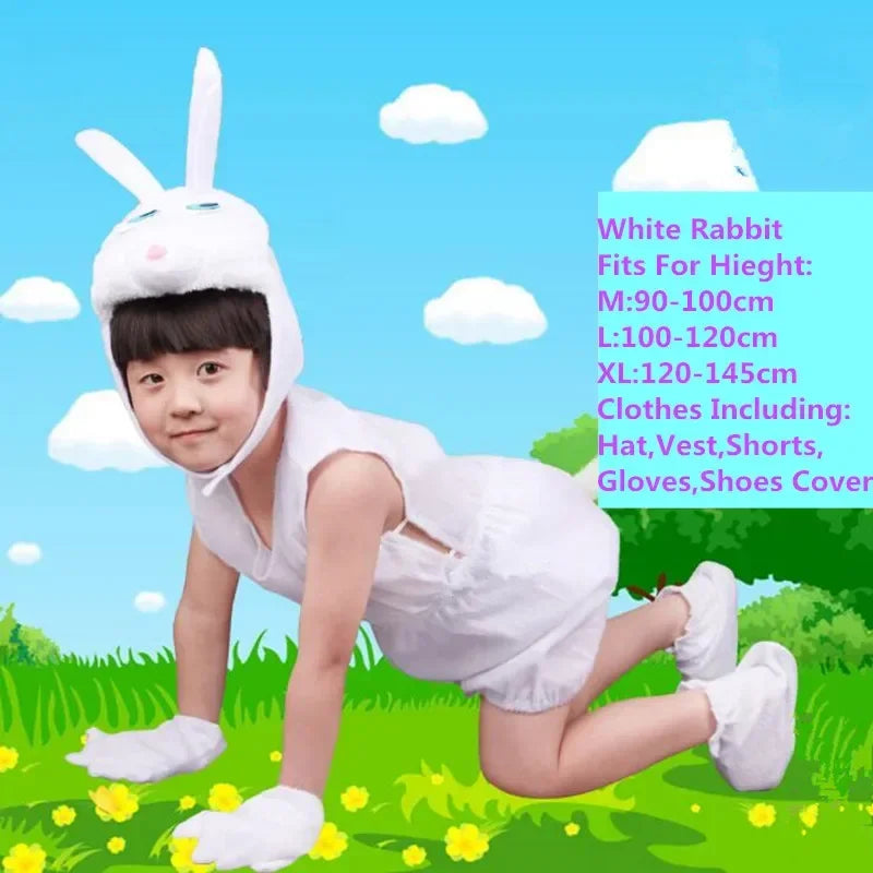 Cute Multiple Animal Costume Children Kids Boys Girls Summer Short Cosplay Costumes Carnival Party Dress Halloween
