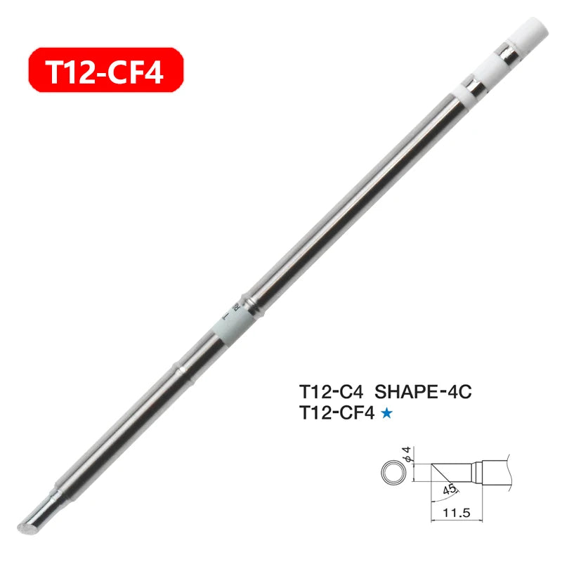 1pc T12 Soldering Iron tips Replacement Various models of Tip Electric Soldering Iron Tip T12- D4 D52 J02 JS02 BC3 CF4 KF KL