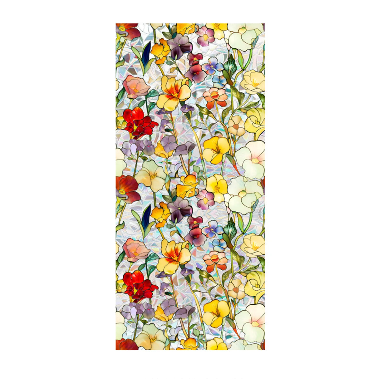 Stained Glass Static Window Privacy Film Sun Blocking Glass Cling Waterproof PVC Home Bathroom Window Covering Film Sticker