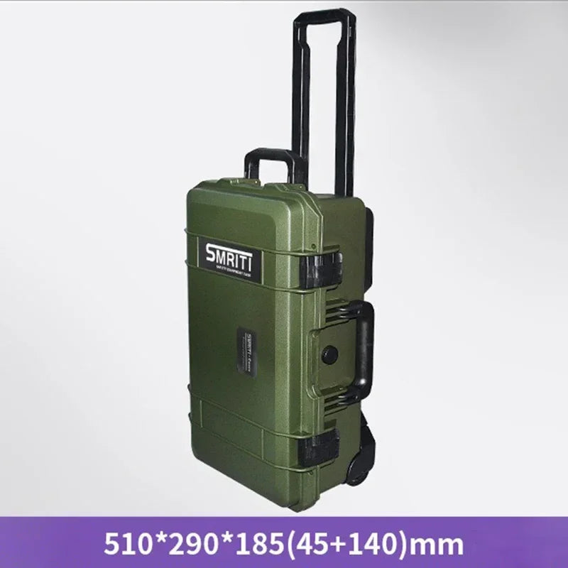 Professional Tool Case Waterproof Tool Box with Wheels Hard Toolbox Work Storage Box Electrician Accessories Organizer Boxes