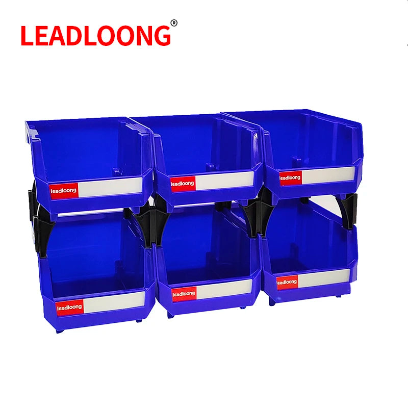 V1310 Plastic Stackable Storage Bins Screw Storage Boxes Stackable Bin (6/24pcs)